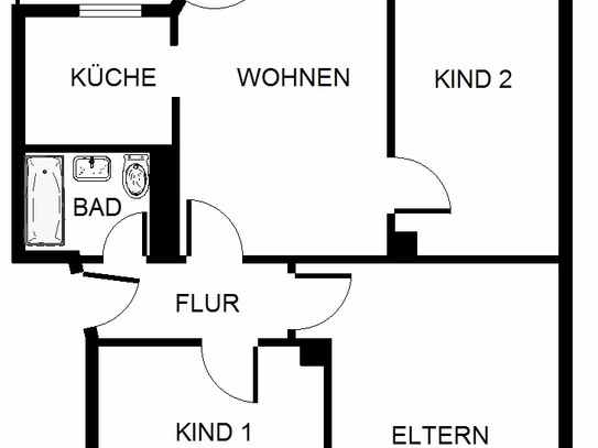 3-Zimmer-Wohnung in Gelsenkirchen Hassel