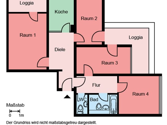 Demnächst frei! 4-Zimmer-Wohnung in Unna Königsborn