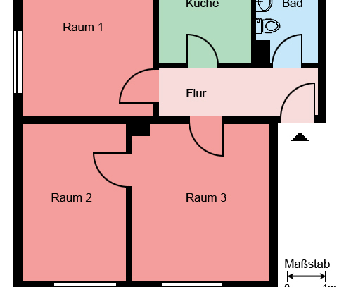 Demnächst frei! 3-Zimmer-Wohnung in Witten Herbede