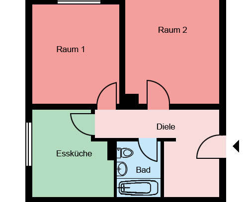 Am Obsthof! Barrierearme 2-Zimmer-Wohnung mit Aufzug in toller Lage von Menden