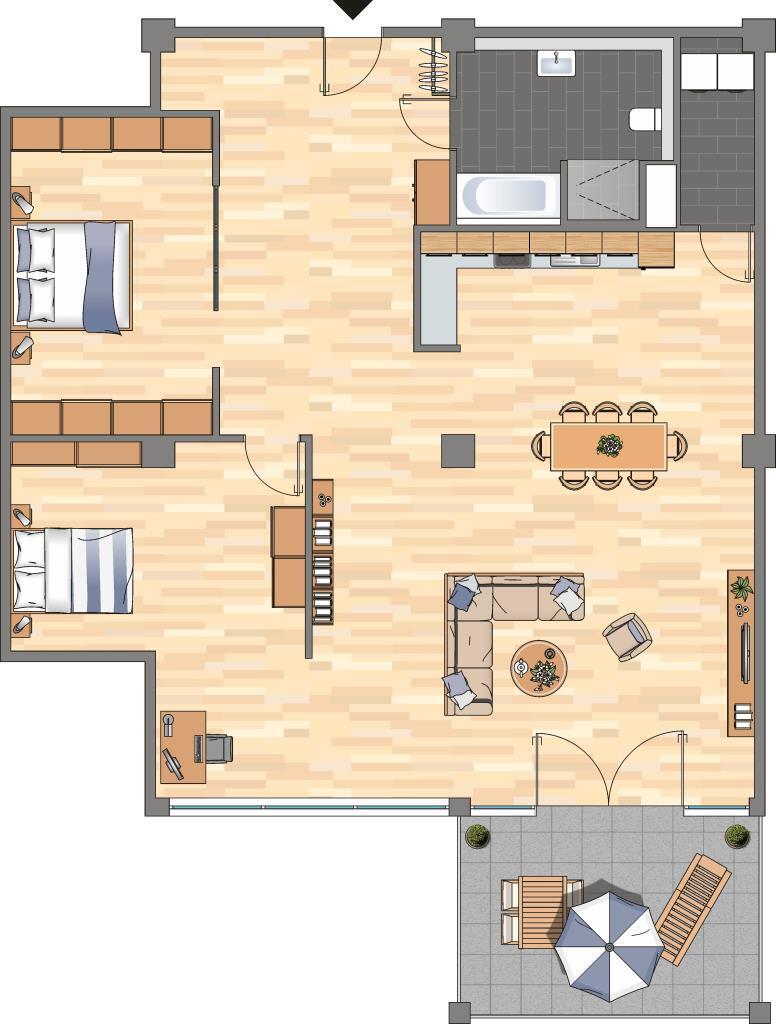 1-Zimmer-Wohnung in Bremen Woltmershausen