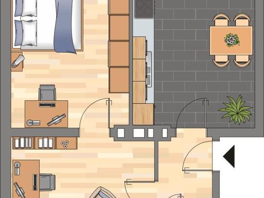 2-Zimmer-Wohnung in Mülheim an der Ruhr