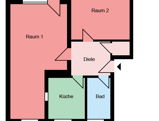 2-Zimmer-Wohnung mit Aussicht !