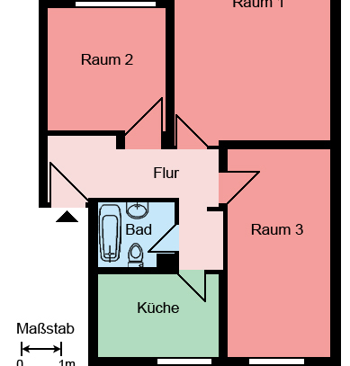 3-Zimmer-Wohnung in Kamen Methler