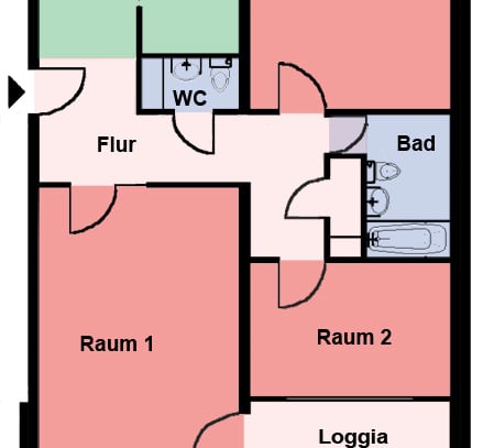 Demnächst frei! 3-Zimmer-Wohnung in Dortmund Scharnhorst