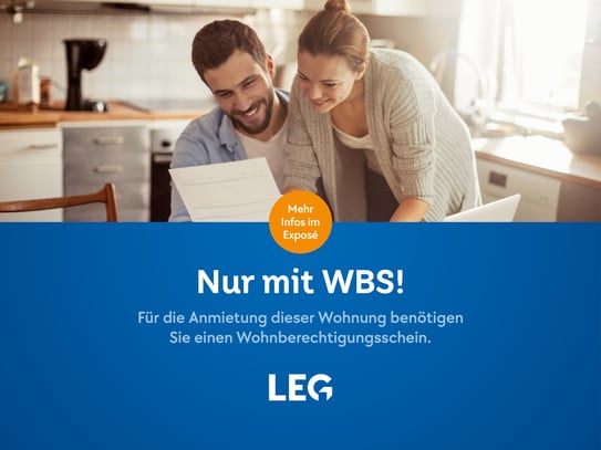 Frei ab Anfang März! 2-Zimmer-Wohnung super zentral in Nordenham! WBS erforderlich