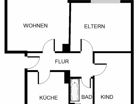 3-Zimmer-Wohnung in Gelsenkirchen Hassel