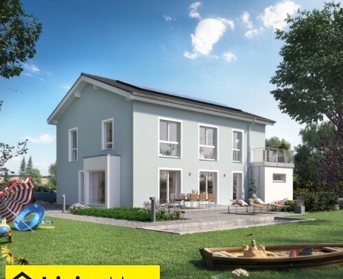 Haus mit Homeoffice, 2 Vollgeschosse, 2 Kinderzimmern, inkl. PV-Anlage und Speicher und inkl. Grundstück