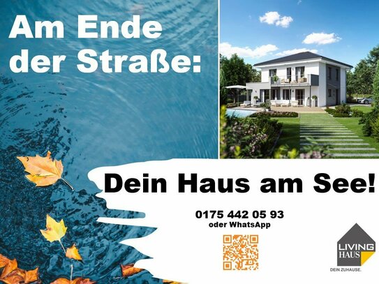 Ihre Stadtvilla direkt am See// inkl. Energiepreisbremse/ 2 Kinderzimmer, Home-Office, 2 Bäder, WZ, Kü, SZ/ Grundstück