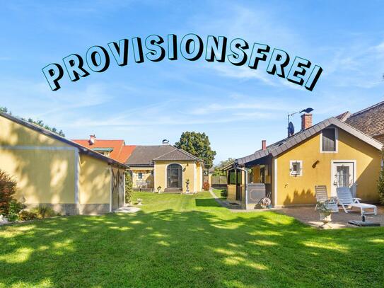 +++PROVISIONSFREI+++ Bungalow und Gästehaus inmitten der eigenen Grünoase! Tierhaltung erlaubt!