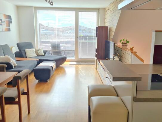 1220 Wien - Exklusive Maisonette-Dachgeschoßwohnung mit großzügiger Dachterrasse im Niedrigenergiehaus