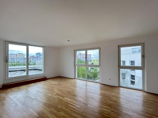 Exklusive 3-Zimmer-Wohnung mit Terrasse & Dachgarten – Erstbezug!
