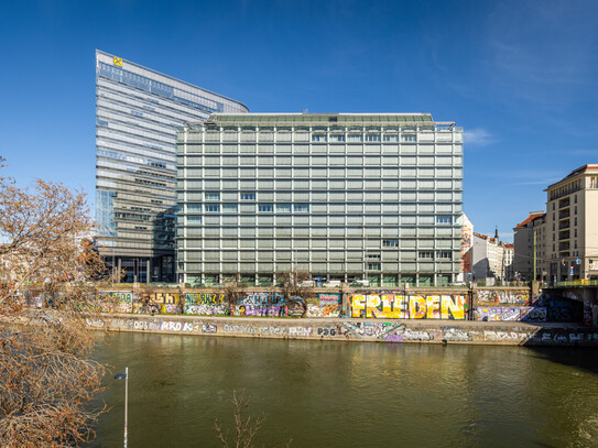 THE FRAME: Topbüroflächen in zentraler Lage des 2. Wiener Gemeindebezirks mit Blick zum Stephansdom