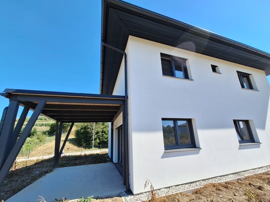 EINFAMILIENHAUS TOP 2 - ST. GEORGEN - INKL. DOPPELCARPORT UND TERRASSENÜBERDACHUNG