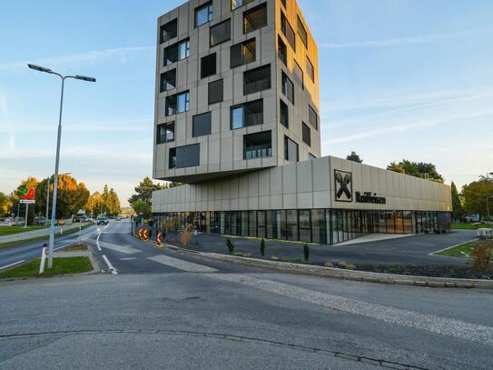 Zwei-Zimmer Mietwohnung im Raiffeisen Tower