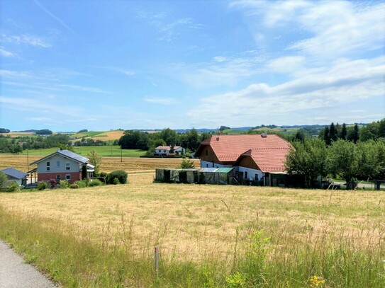 Aufgeschlossener Baugrund in schöner Ortsrandlage