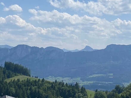 Großer Baugrund Mondseeberg- Ruhelage - Panoramasicht