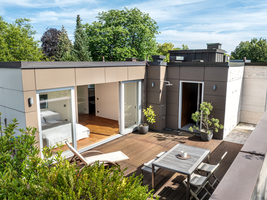 Urbaner Chic: Exklusive Penthouse-Wohnung mit großzügiger Dachterrasse