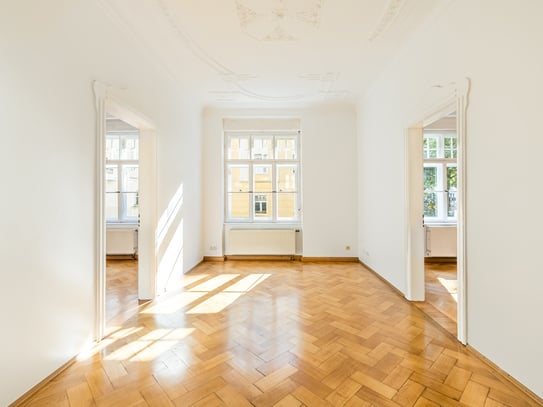 Toplage Elisabethmarkt: Außergewöhnlich schöne 4-Zimmer-Jugendstil-Wohnung