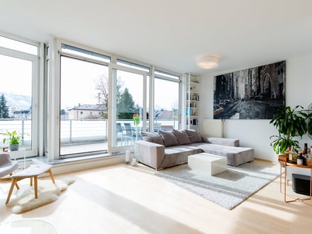 LEOPOLDSKRON | Penthousewohnung mit 50 m² Dachterrasse und Untersbergblick