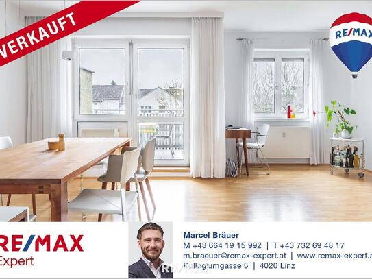 Maisonette-Charme am Bindermichl: Exklusive Wohnung mit Loggia und Tiefgaragenstellplatz