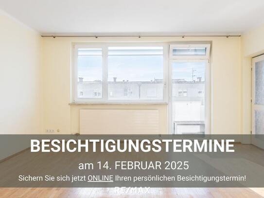 Zentrumsnahe Familienwohnung mit Loggia und herrlichem Ausblick in Linz