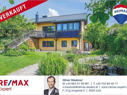 Einfamilienhaus mit traumhaftem Ausblick über Linz