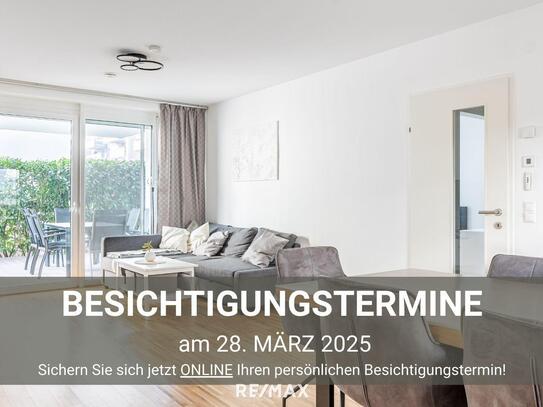 Wohnen in der grünen Mitte - Gartenwohnung mitten in der Stadt