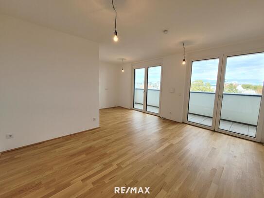 2-Zimmer-Wohnung mit riesigem Balkon! Erstbezug!