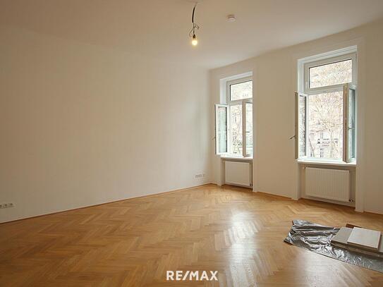 Erstbezug nach Sanierung: helle Altbau - Wohnung im 2. Liftstock mit schönem Ausblick. Bestlage bei U4 Friedensbrücke -…