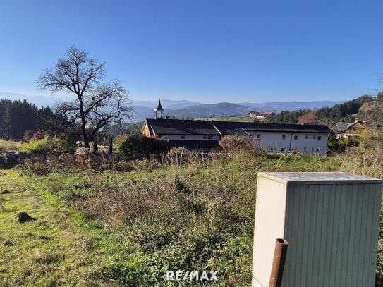 Baugrundstück in absoluter sonniger Ruhelage mit herrlicher Aussicht