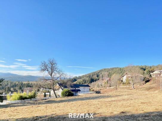 Baugrundstück in absoluter sonniger Ruhelage mit herrlicher Aussicht