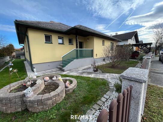 Gemütlicher Bungalow mit Wintergarten und ebenem Garten