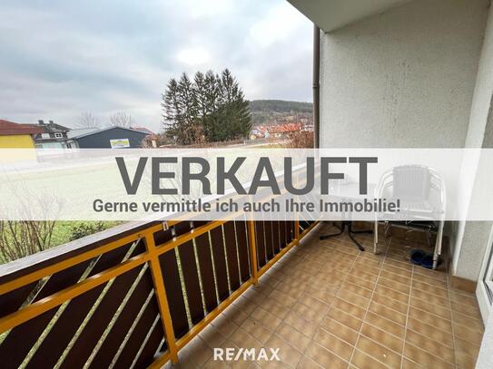 3-Zimmer-Wohnung mit Loggia und Ausblick ins Grüne