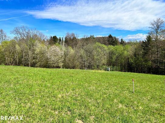 RIES: 1.352 m² sonniges Grundstück, Waldrandlage vor den Grazer Toren!