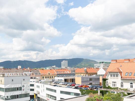 Über den Dächern von Graz: Sinnvoll aufgeteilte 3-Zimmer-Wohnung in 8010