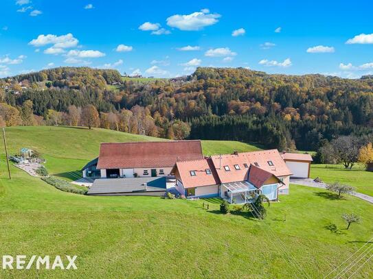 Landwirtschaft in idyllischer Südwest-Hanglage