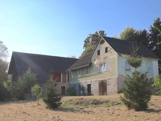 Grundstück mit altem stark sanierungsbedürftigem Bauernhaus und Stall