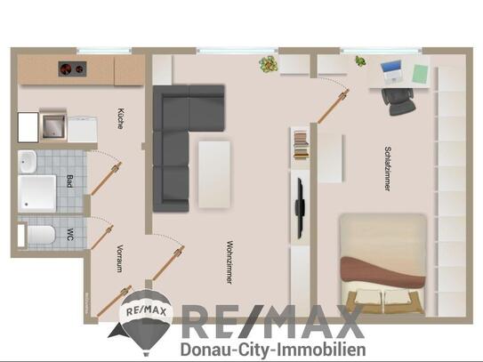 “Charmante 2 Zimmerwohnung Nähe Wilhelmsdorfer Park“