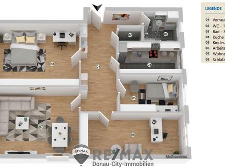 "Perfekter Grundriss! 4-Zimmer- Familienwohnung nahe U3 Enkplatz "