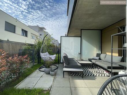 Top-moderne, hochwertig ausgestattete Neubauwohnung mit Eigengarten und Terrasse in ruhiger Lage!