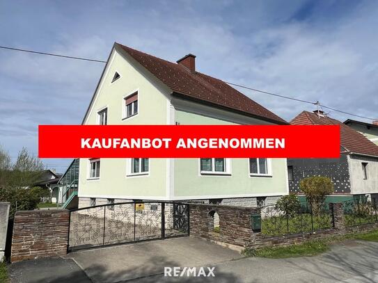 Wohnhaus - unterkellert und ausbaufähig! Mit sehr schönem und ebenen Garten! KAUFANBOT ANGENOMMEN