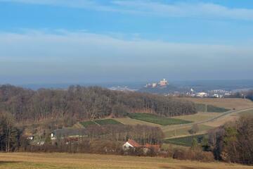 fantastischer Blick auf die Burg Güssing -bei Tag