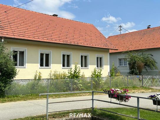 Bauernhaus mit BRUNNEN und Nebengebäude