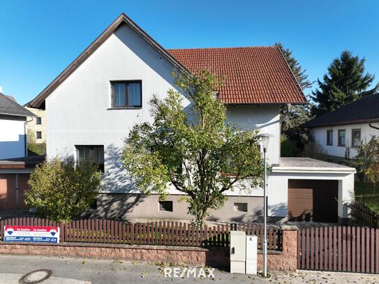 Haus mit Garage und Garten