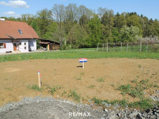 Grundstück 4: Aufgeschlossener und sonniger Baugrund im Grünen