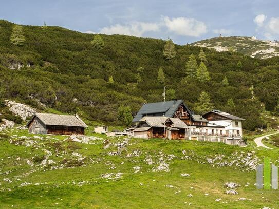 Berghütte/Alm in traumhafter Alleinlage mit Blick auf das atemberaubende Dachsteinmassiv