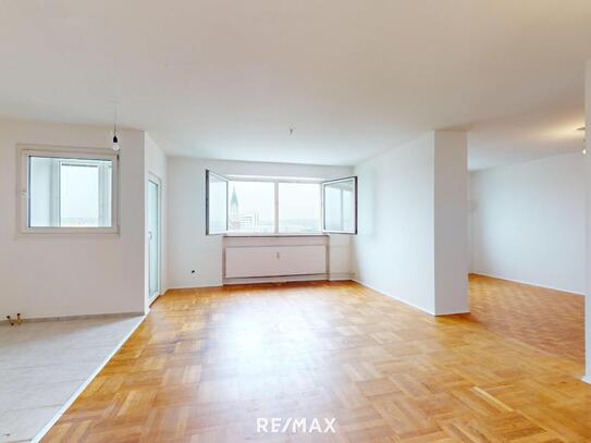 143,65 m² exklusive Maisonette mit Haus-Feeling und Panoramablick an der Spitze!