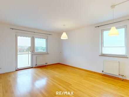 Gemütliche Dreizimmerwohnung mit Panoramablick über Neuhofen