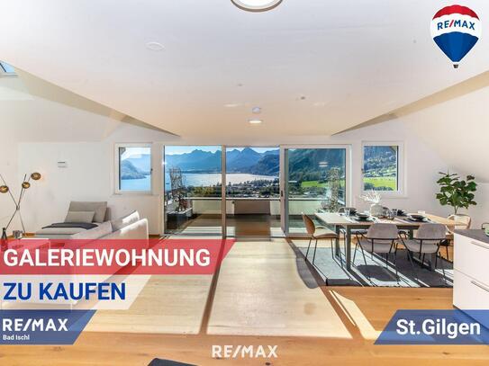 2-3 Zimmer-Galeriewohnung mit atemberaubendem Blick auf den Wolfgangsee